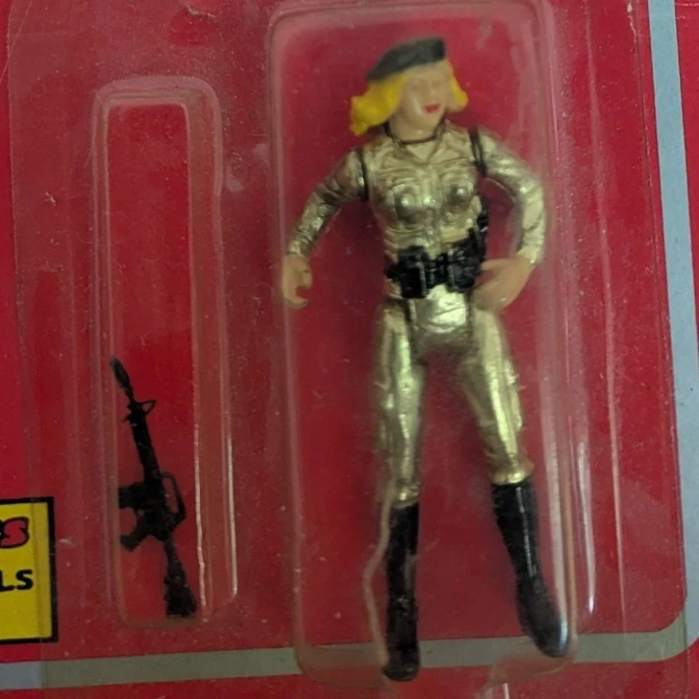 Vintage 1981 Mego Eagle Force Goldie Hawk Die-Cast Metal Action Figure Sealed